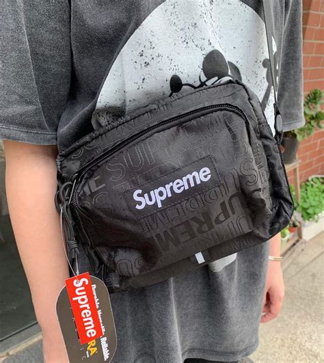 fake supreme shoulder bag|check if your supreme bag is real.